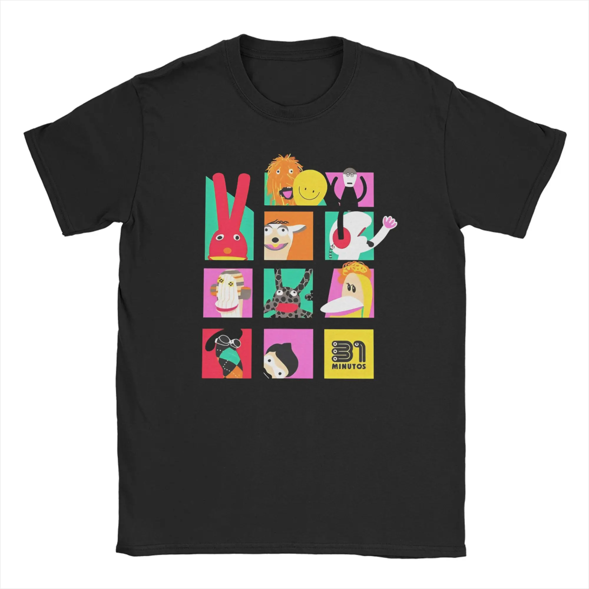 31 Minutos for Men Women T Shirts Chilean Comedy Unique Tees Short Sleeve Crew Neck T-Shirt Pure Summer Clothes