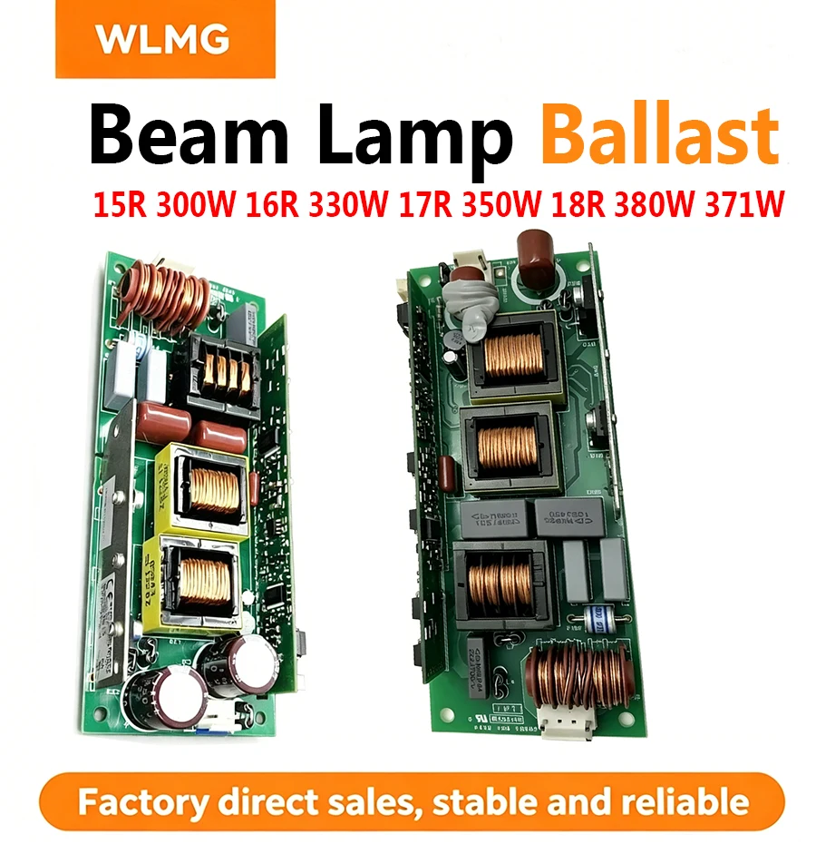 9.8 New 15R 300W 16R 330W 17R 350W 18R 380W 371W Ballast Stage Lighting Moving Head Light Sharpy Bulb Head Light Power Supply