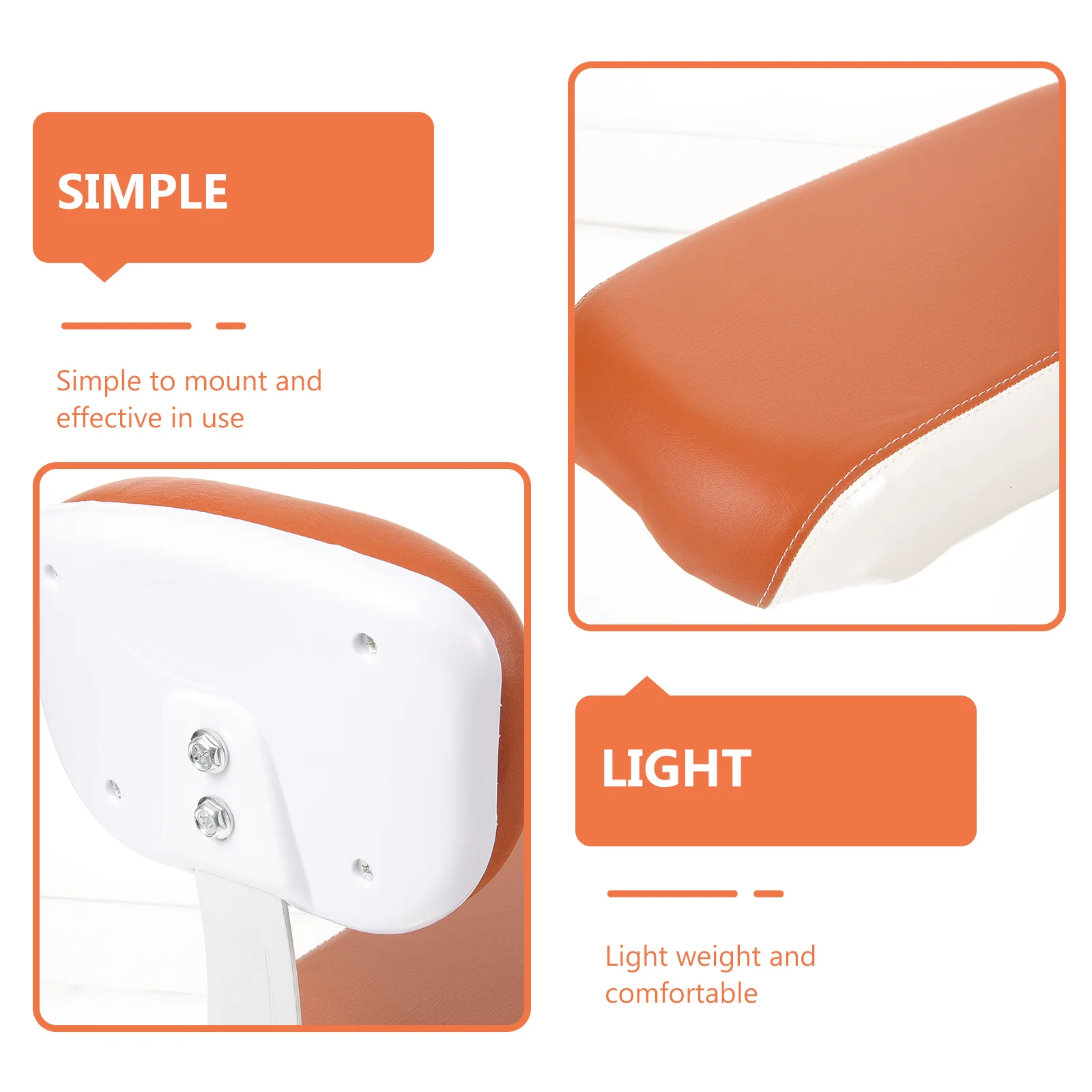 

1Set Thickened Bike Rear Seat Cushion Comfortable Backseat Pad Soft Sponge Rear Rack Stable Bike Backseat for Mountain Road