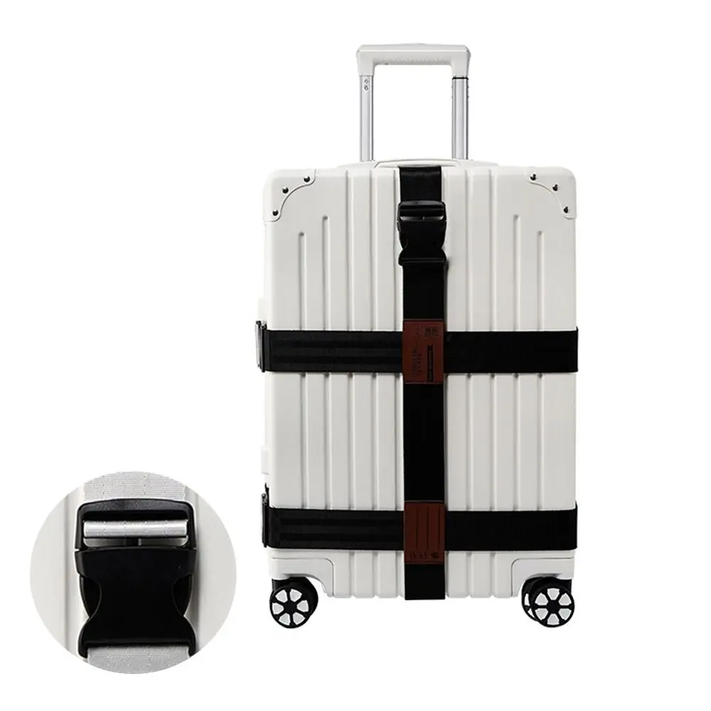 Adjustable Luggage Strap Cross Packing Belt Check Strap Explosion-proof Luggage Strap Customs Code Lock