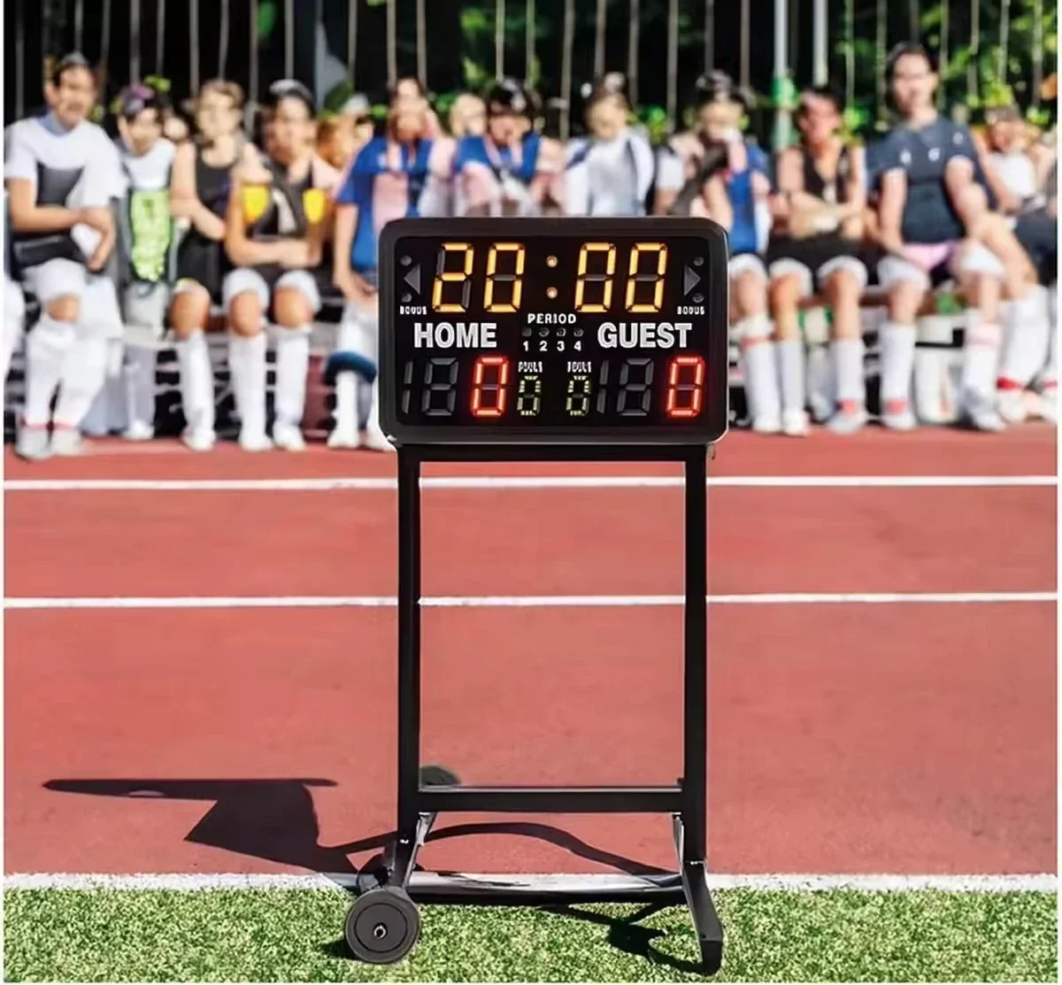 GANXIN Multi-functional Scoreboard Indoor Outdoor Electronic Scoreboard for Basketball Tennis Football Badminton LED Scoreboard