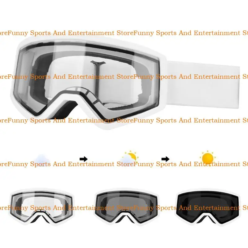 C4DE Kids Snowboard Goggles Anti-Fog Ski Goggles Double Layers สโนว์บอร์ดแว่นตาสโนว์บอร์ด Windproof สำหรับสโนว์บอร์ด