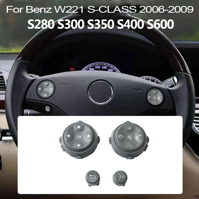 Car Multifunction Steering Wheel Button For Mercedes Benz W221 S-Class S280 S300 S350 S400