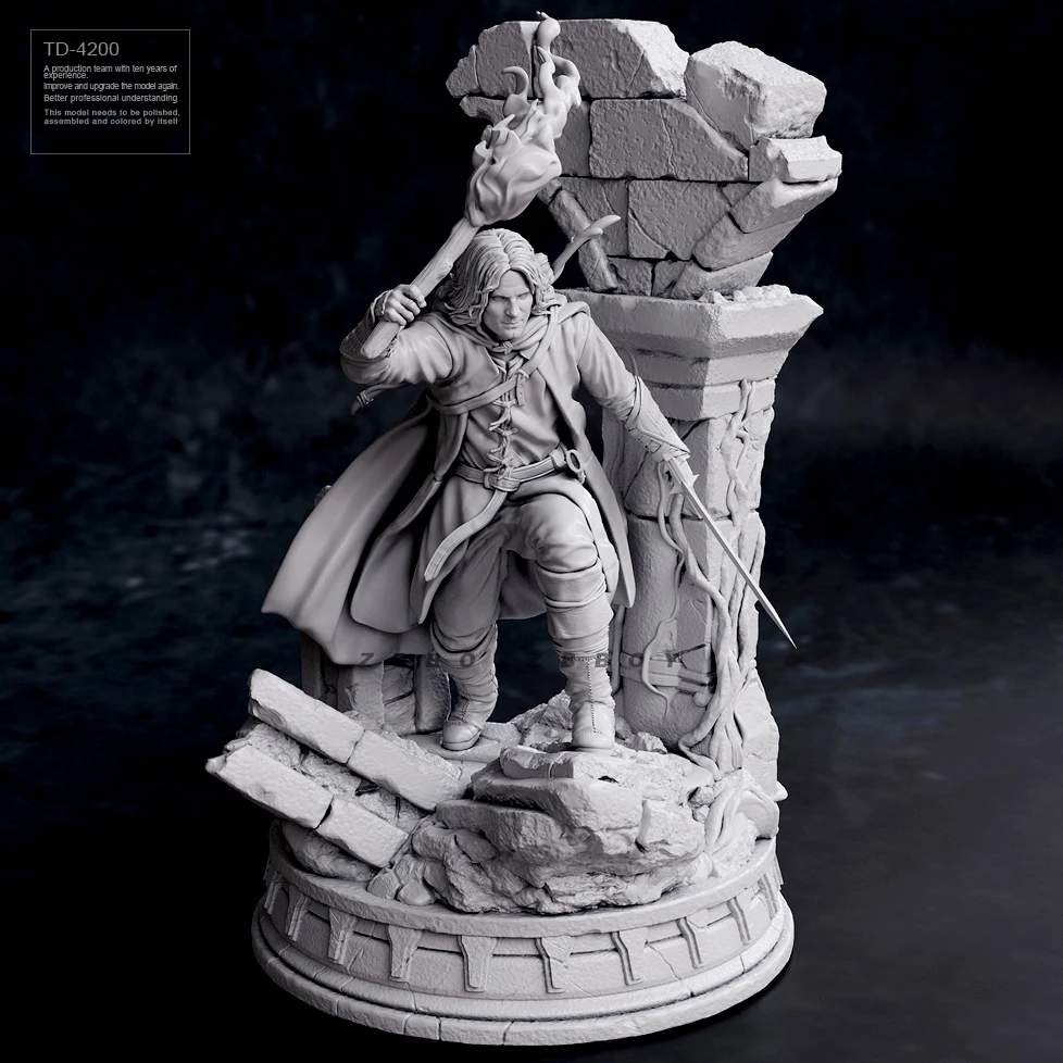 55mm 75mm Resin model kits figure colorless and self-assembled TD-4200