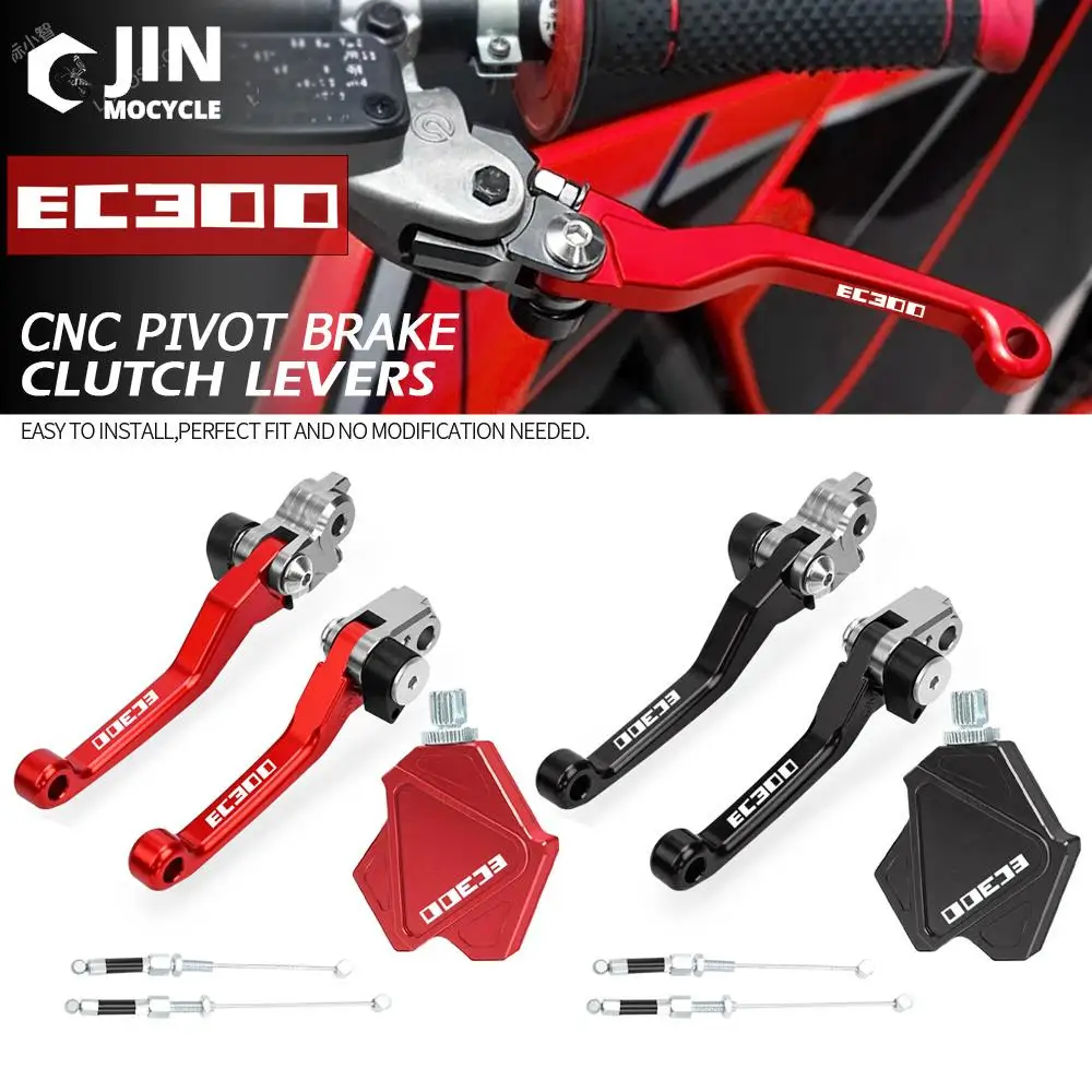 

Dirt Bike Brake Clutch Levers Stunt Clutch Pull Cable Lever Easy System For GASGAS EC300 E4 2012 2013 2014 2015 2016 2017 2018