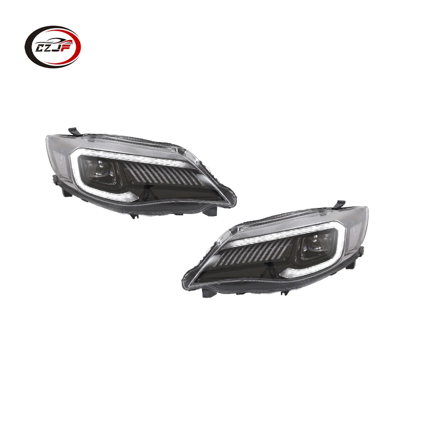 Full LED Headlights Head Light Lamp 2015 2016-UP With Sequential & Welcome Breathing DRL Lights for Subaru Impreza WRX VA