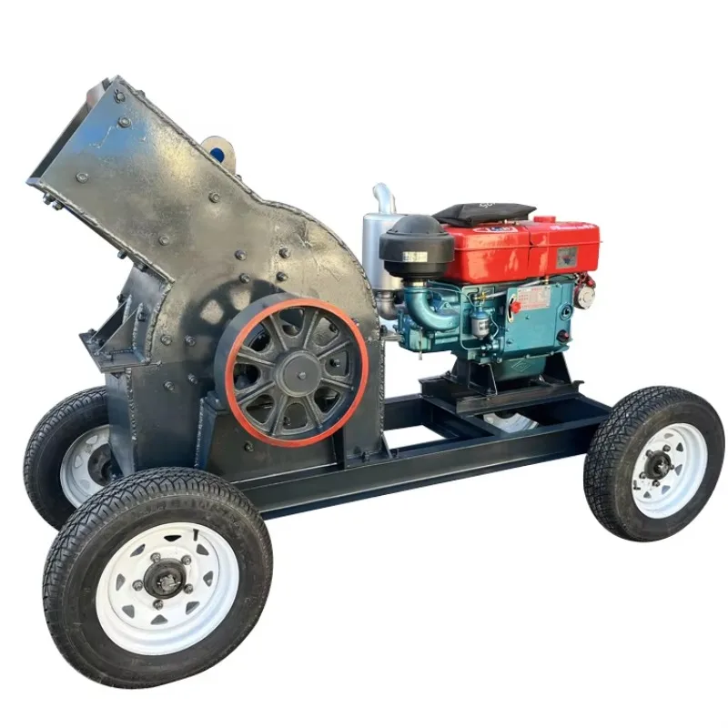 

For Sale D iesel Mobile Hammer Crusher 600x400 Mining Equipment for Ore & Gold Crushing