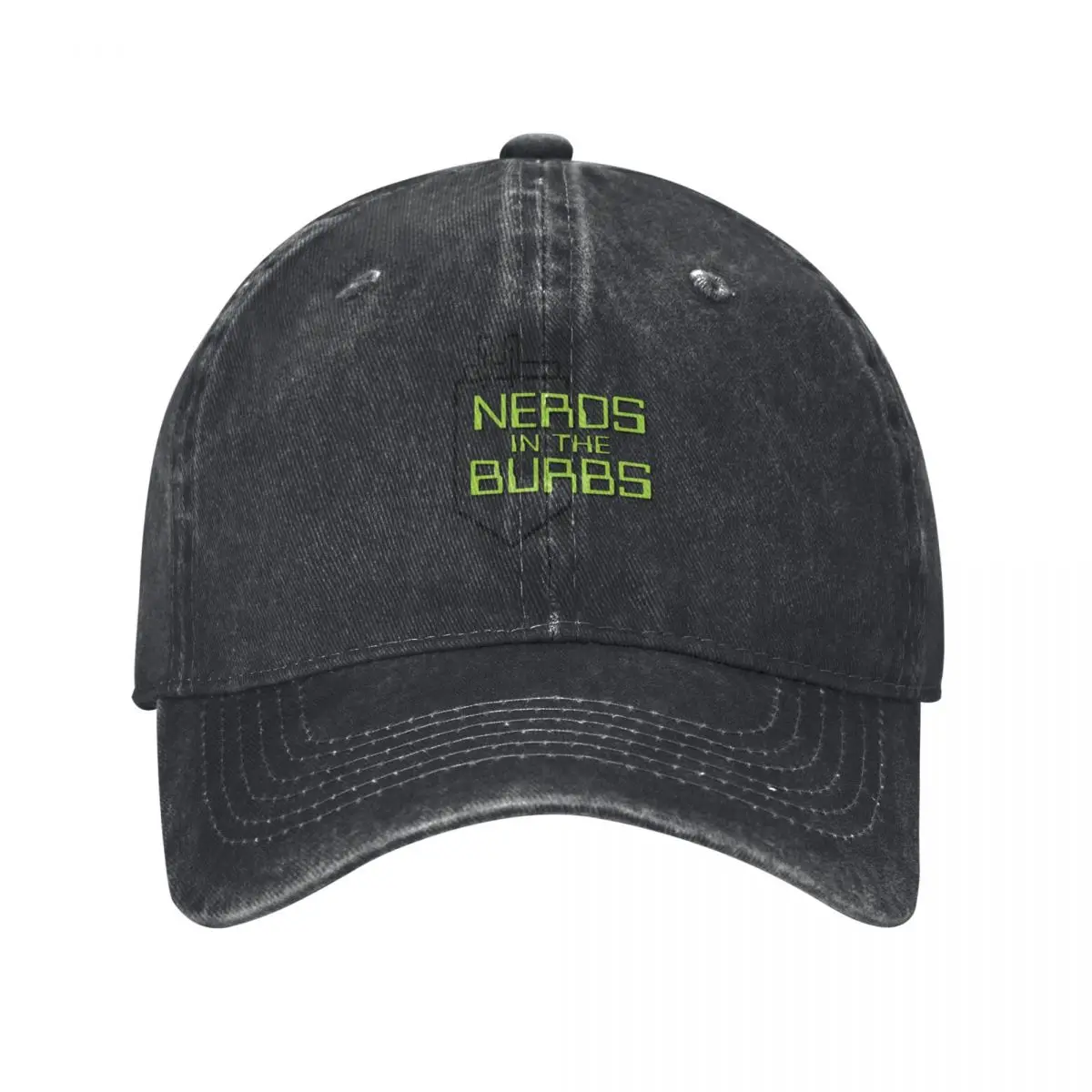 Nerds In The Burbs Logo Baseball Cap Sunhat Horse Hat Hip Hop Golf Wear Men Caps Women's