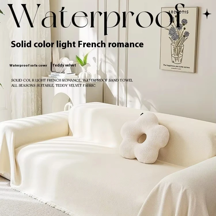 

#French Elegant New Style Summer Sofa Cover High-End Waterproof Cloth for Living Room Sofas Elegant Living Room Sofa Cushion