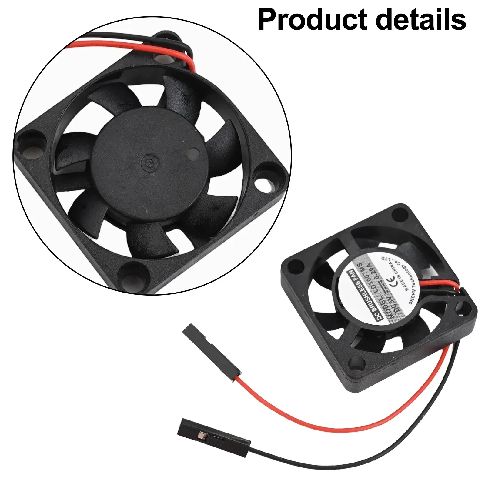 

Compact Cooling Fan 5V Cooling Fan Project Cooling 30,000 Hours Lifespan For CPU Cooling Low Noise Level 30x30x7 Mm