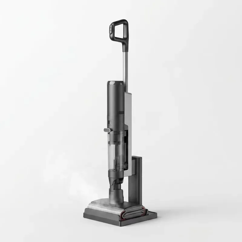 For 180 Degree Lying Down Smart Self-Cleaning Floor Washer Cordless Wet and Dry Vacuum Cleaner With Steam Function