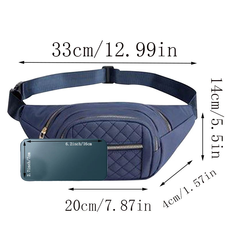 Bolsas retangulares de estilo neutro para homens e mulheres. Adequado para estudantes carregam como bolsa crossbody ao sair ou compras.