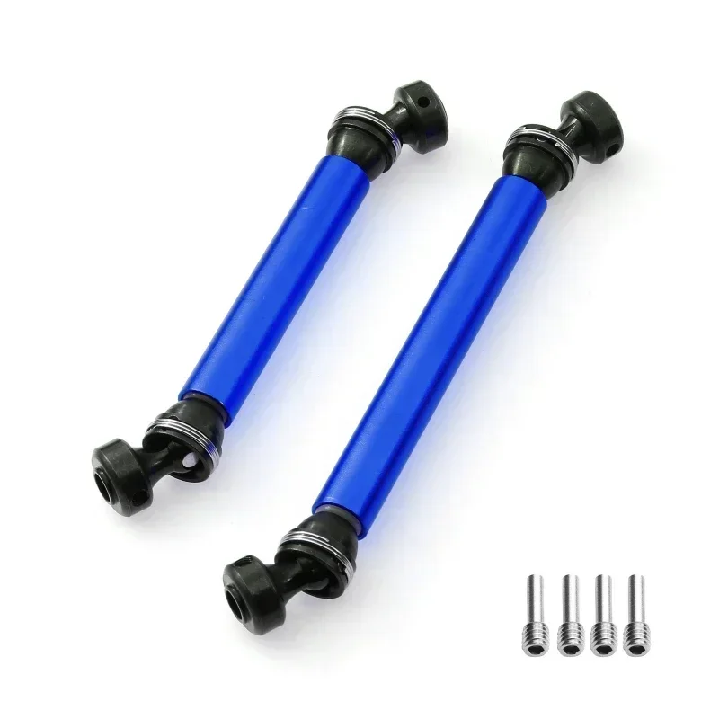 سبائك الألومنيوم + 45 #   عمود محرك أمامي + خلفي من الفولاذ CVD لسيارة Axial 1/10 RBX10 Ryft 4WD RC