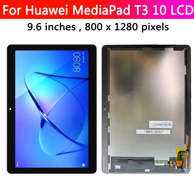 9.6“inch 100% Test For Huawei MediaPad T3 10 LCD Display Touch