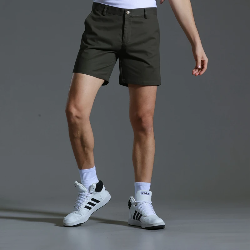 2024 New Arrival Man Casual Summer Stretch Slim Shorts Sky Blue Color