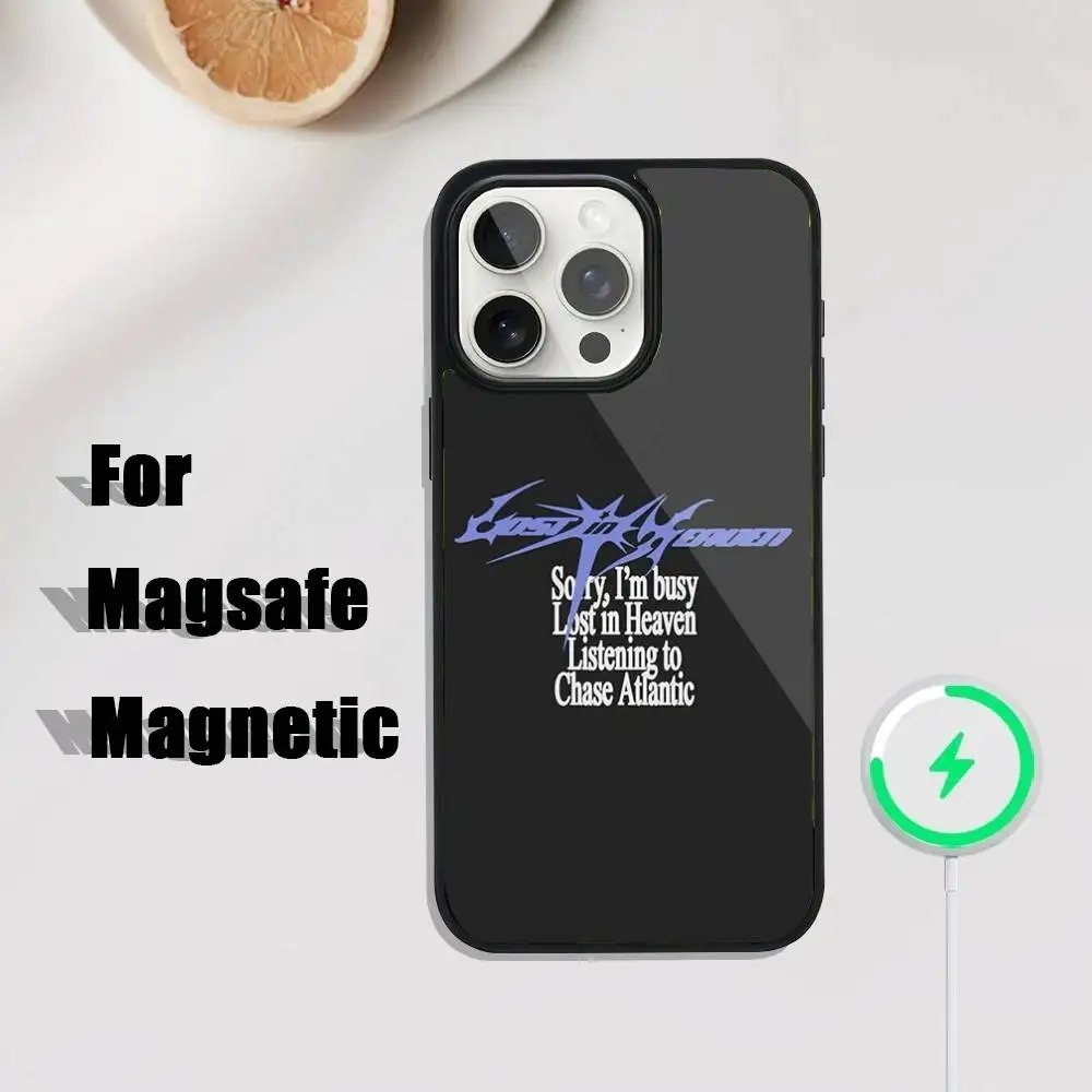 حافظة هاتف C-Chase Atlantic Music Group iPhone 17,16,15,14,13,12,11,Pro,Max,Plus,Mini,SE4,E شحن لاسلكي Magsafe مغناطيسي