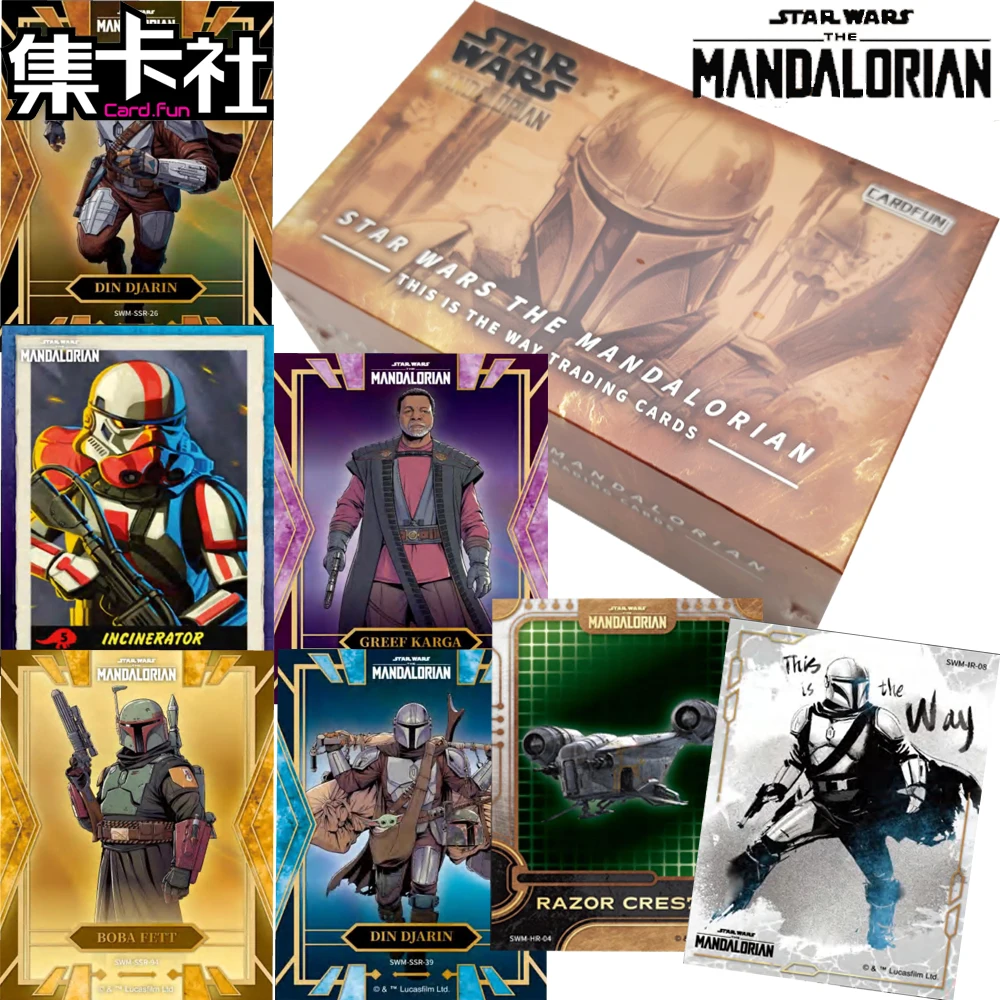Card.fun Genuine Science Fiction Movies STAR WARS The Mandalorian Collection Card Fans' Favorite Character High-definition Card