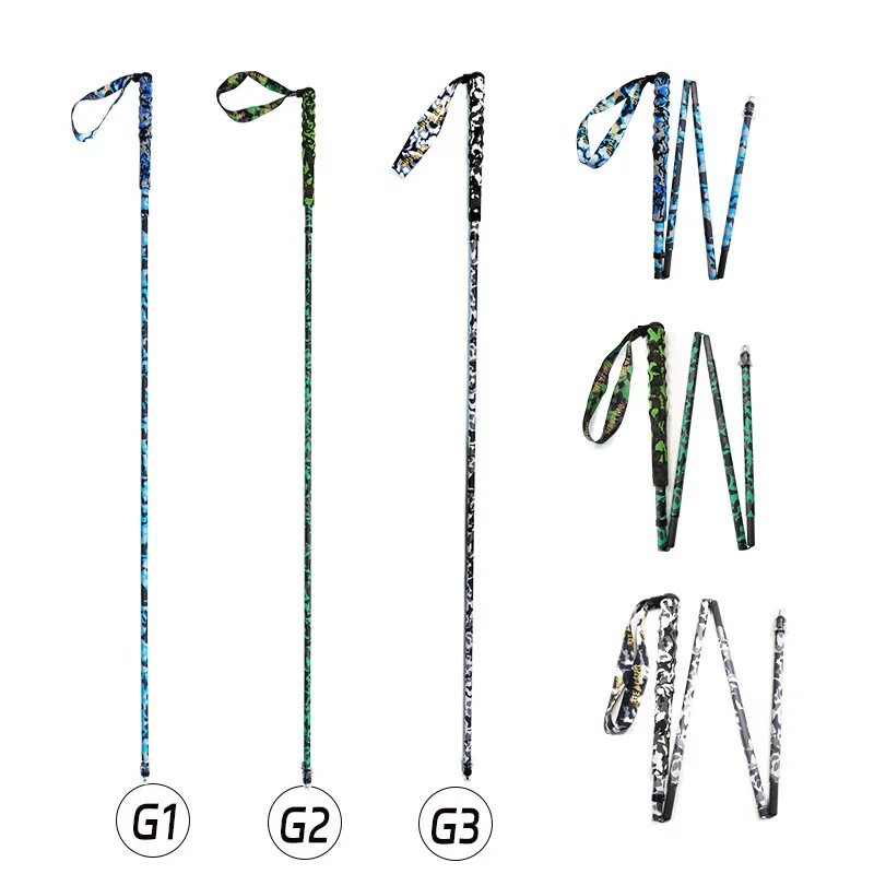 

Lightweight Carbon Fiber Folding Hiking Pole Trail Pole