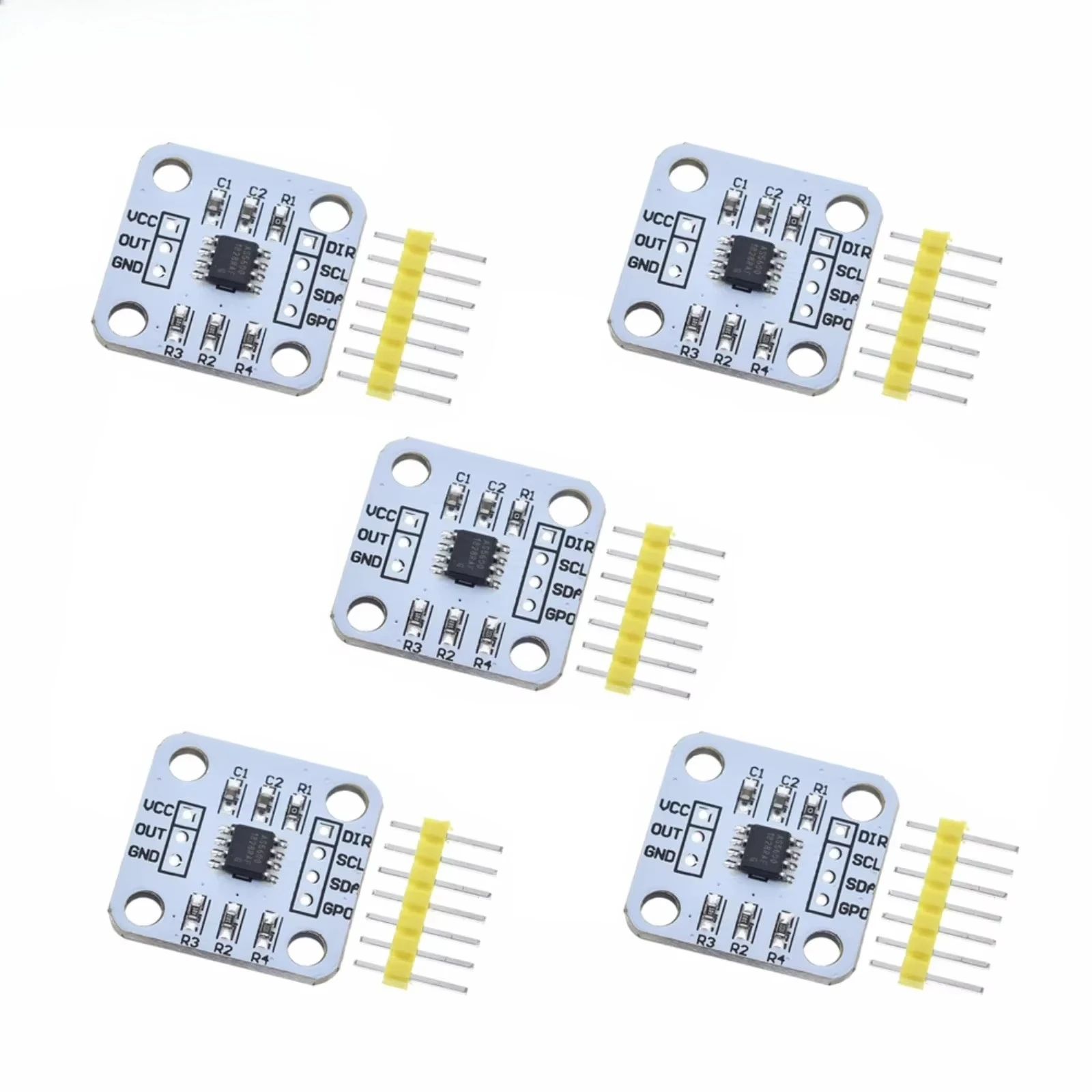 AS5600 Magnetic Encoder Module 12-Bit High Precision Angle Measurement Sensor for Robotics Projects 1 /2/ 5 PCS