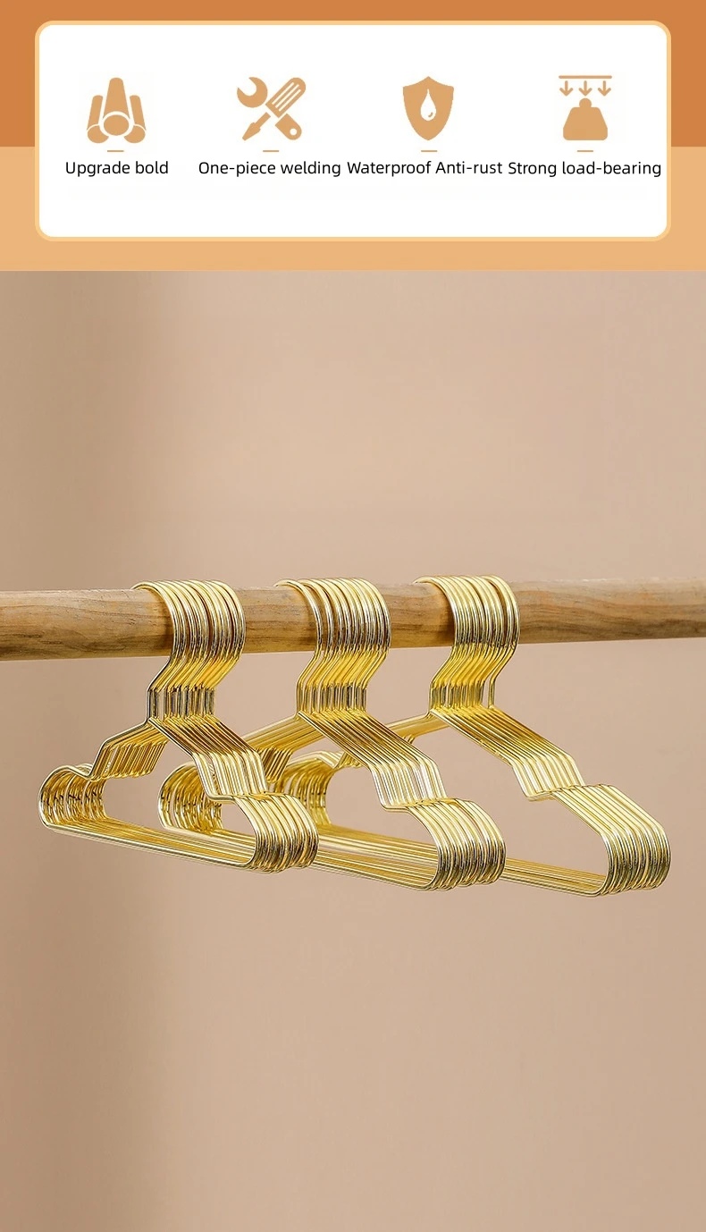 Haustier-Kleiderbügel – kleine Mini-Kleiderbügel aus Metall für Teddy-Hunde und Katzen, goldene Puppen-Kleiderständer, Pet Shop – Detail 2