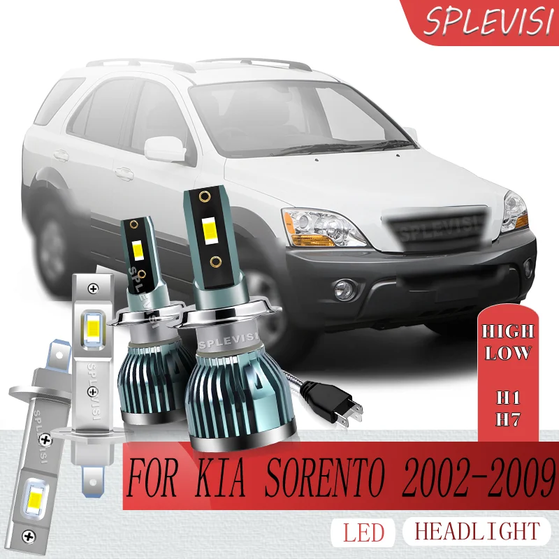 Easy Installation Direct Replacement warranty headlight hi/low beam LED For Kia Sorento 2002 2003 2004 2005 2006 2007 2008 2009