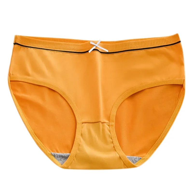 Culotte Solide pour Femme, Sous-Vêtement Taille Moyenne, Grande Taille, Confortable, Respirant, Lingerie Féminine