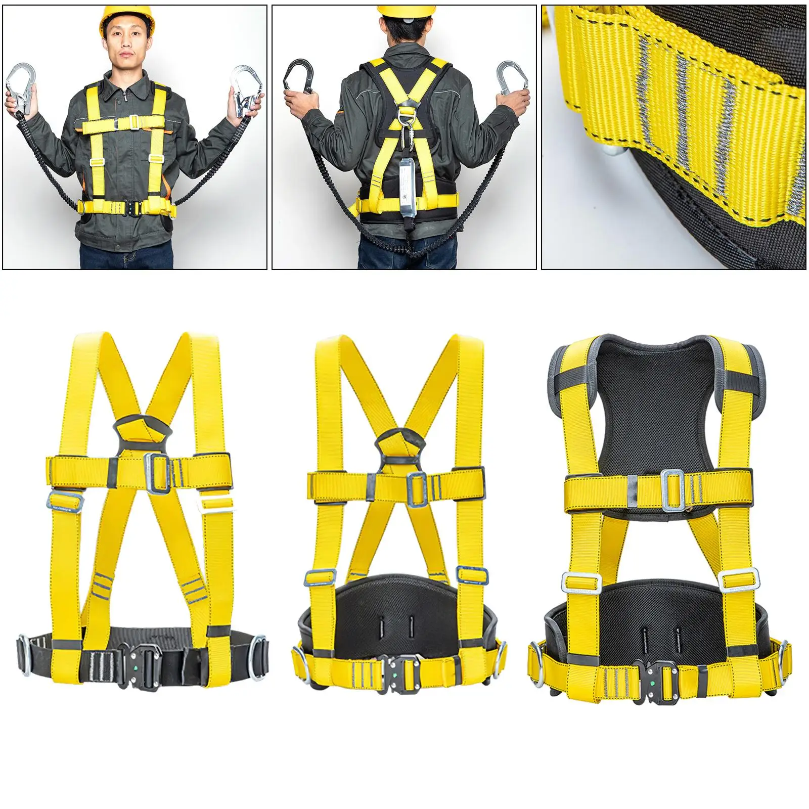 Shoulder Belt Harness Half Body Aerial Work Outdoor Falling Protect