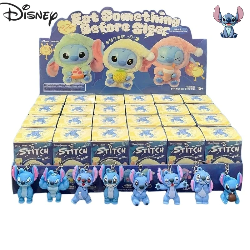 

Disney Stitch cartoon cute 3D figurine keychain creative personalised unisex couples matching backpack pendant toy gift