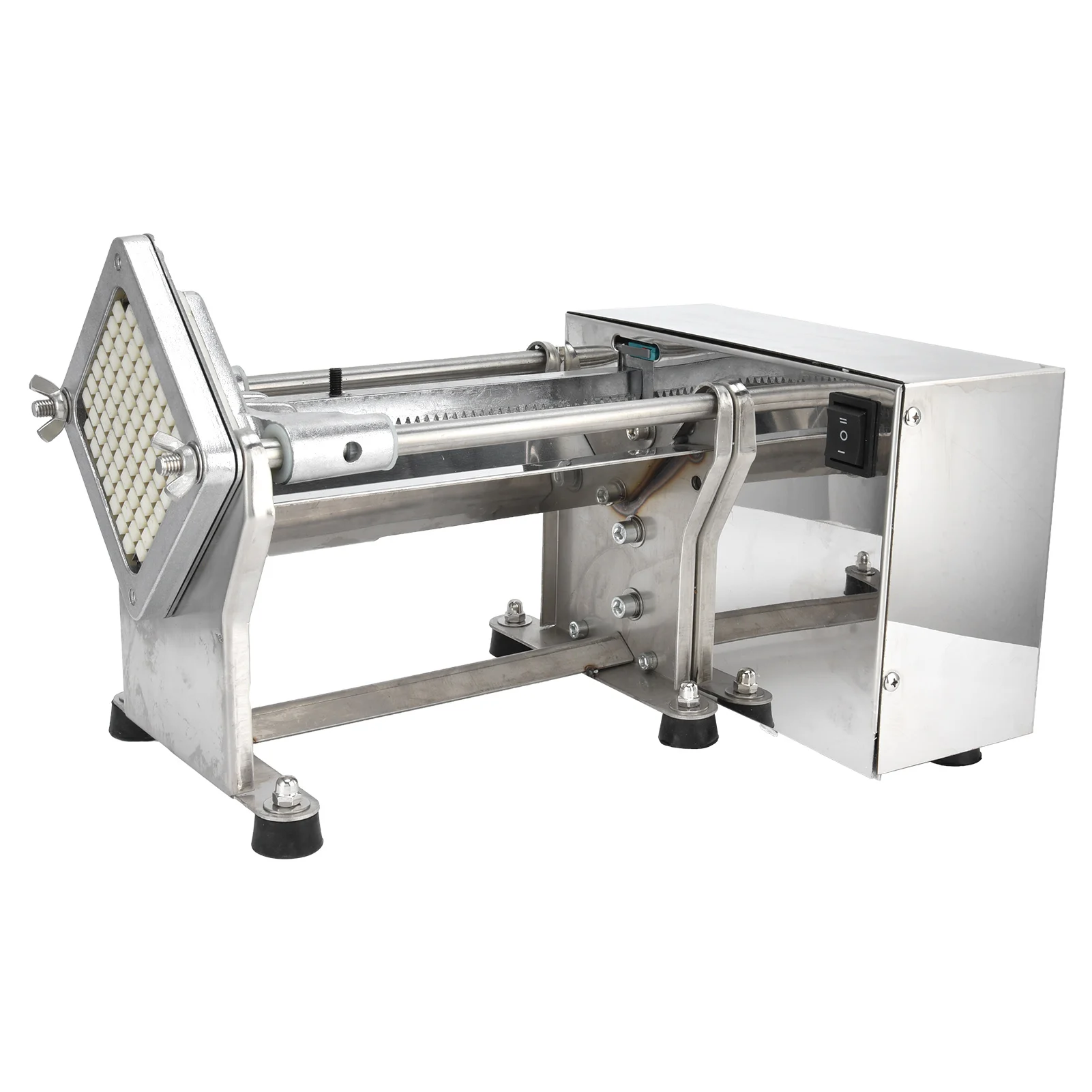 French Fries Machine Potato Cutting Machine One‑key  Countertop Three Kinds Blades Electric for Slicing for Vegetable