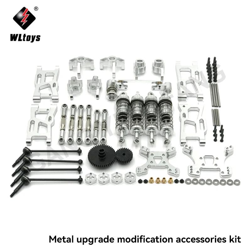 WLtoys 124017 124016 124018 124019 144001 144010 124007 Metal Upgrade Parts Set - Gears Steering Cup Tie Rod Bearing Tire Screw view 5