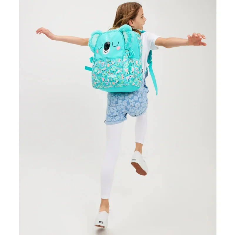 2024 Australia Smiggle Backpack Children Beautiful Schoolbag Mint Green Kawaii Koala Fashion Trend Outdoor Leisure Bag  Kid Bag