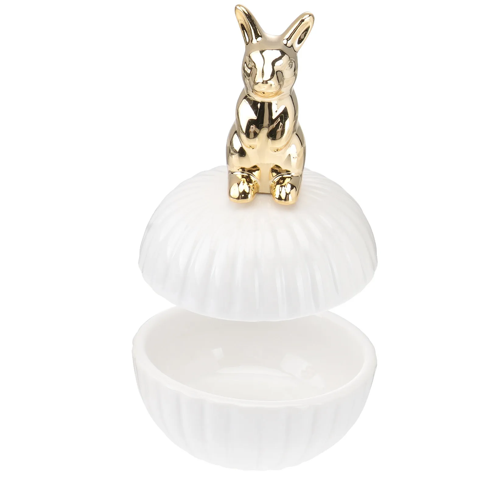 

1Pcs Ceramic Jewelry Box White Decorative Organizer Storage Container Necklace Earring Bracelet Holder Stylish Home Decoration