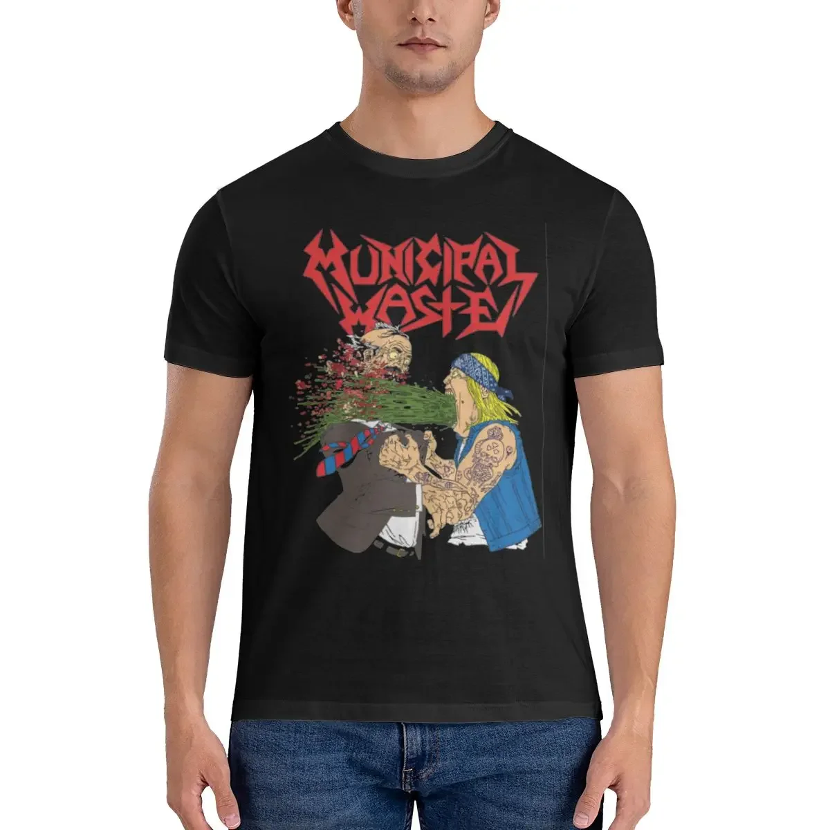Municipal Waste Men's Classic Unisex Cotton T-Shirt for Men & Women, Classic Tee