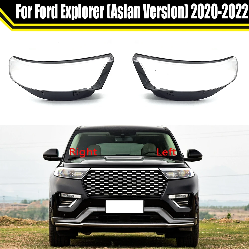 

Auto Head Light Caps For Ford Explorer (Asian Version) 2020 2021 2022 Car Headlight Cover Transparent Lampshade Headlamp Shell