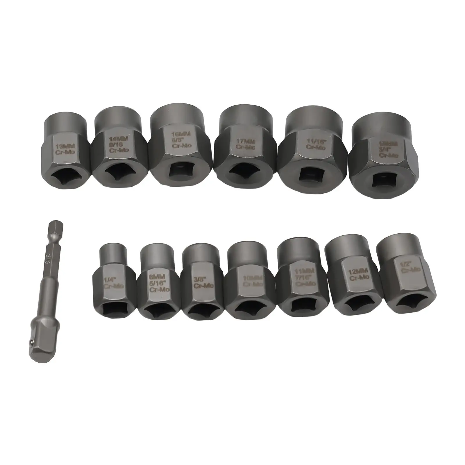 14 ชิ้นชุดซ็อกเก็ตสกัด Bolt Nut Remover ชุด Bolt Extractor ชุดเครื่องมือสําหรับถอดสลักเกลียวที่เสียหายสกรูซ็อกเก็ต