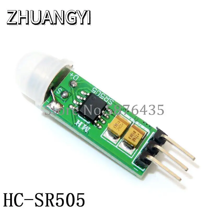 HC-SR501-módulo Detector de movimiento, dispositivo con soporte de módulo piroeléctrico infrarrojo, HC-SR505, AM312, SR602, ajuste de RCWL-0516