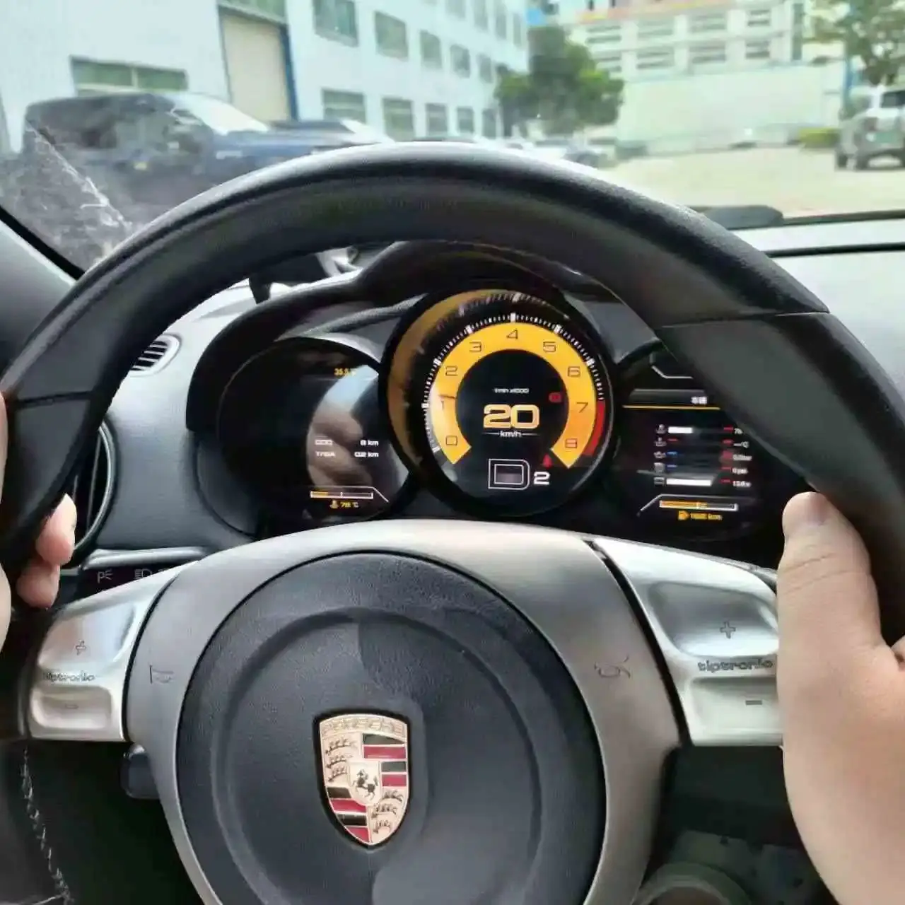 

Автомобильный цифровой кластер для Porsche Cayman Boxster 981.1-987.2 2005-2012, приборная панель, одометр, приборная панель, головное устройство спидометра