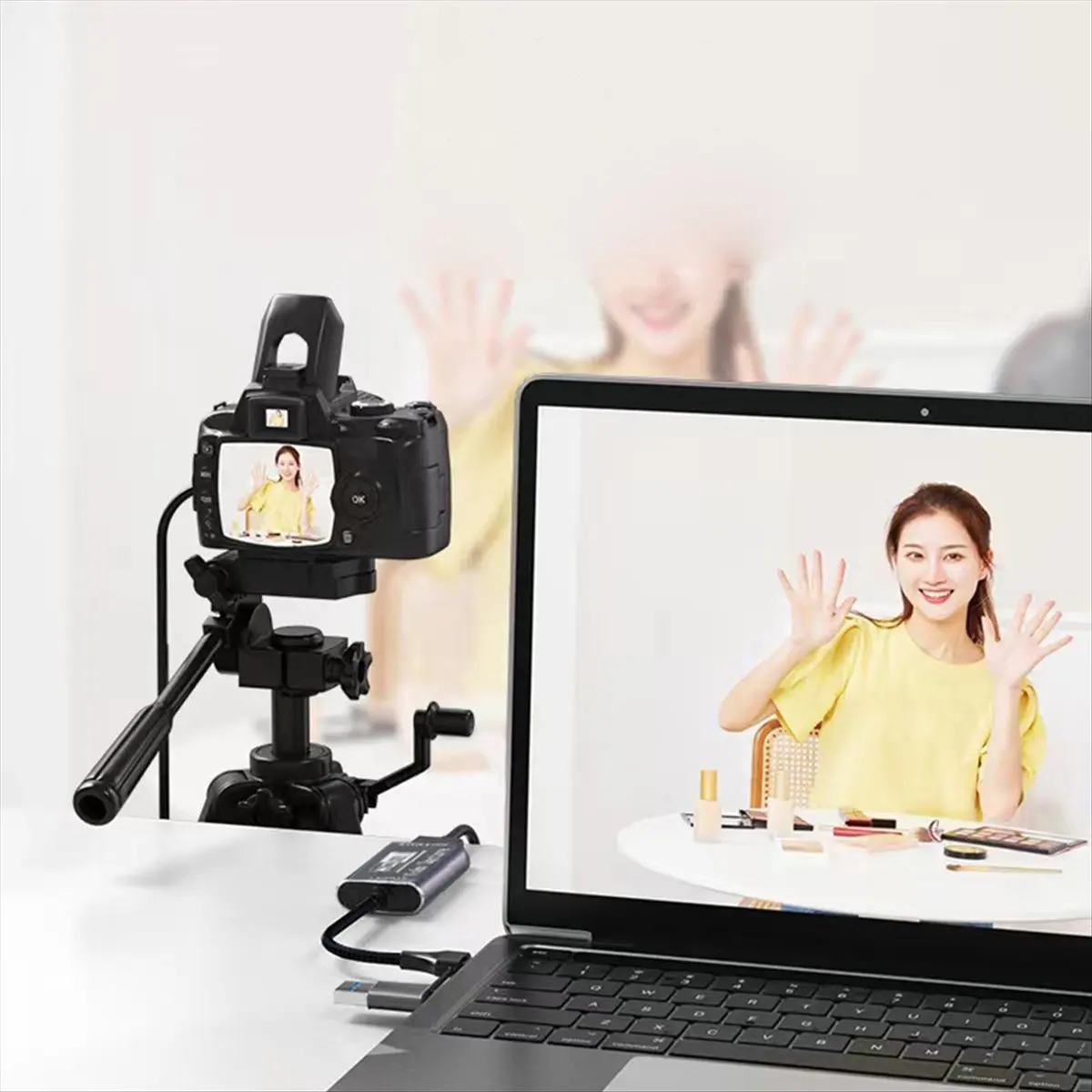 Tarjeta de captura de vídeo USB/USB C con HD 4K a tipo C USB 3,0 convertidor de Audio y vídeo ordenador portátil monitoreo de teléfono inteligente