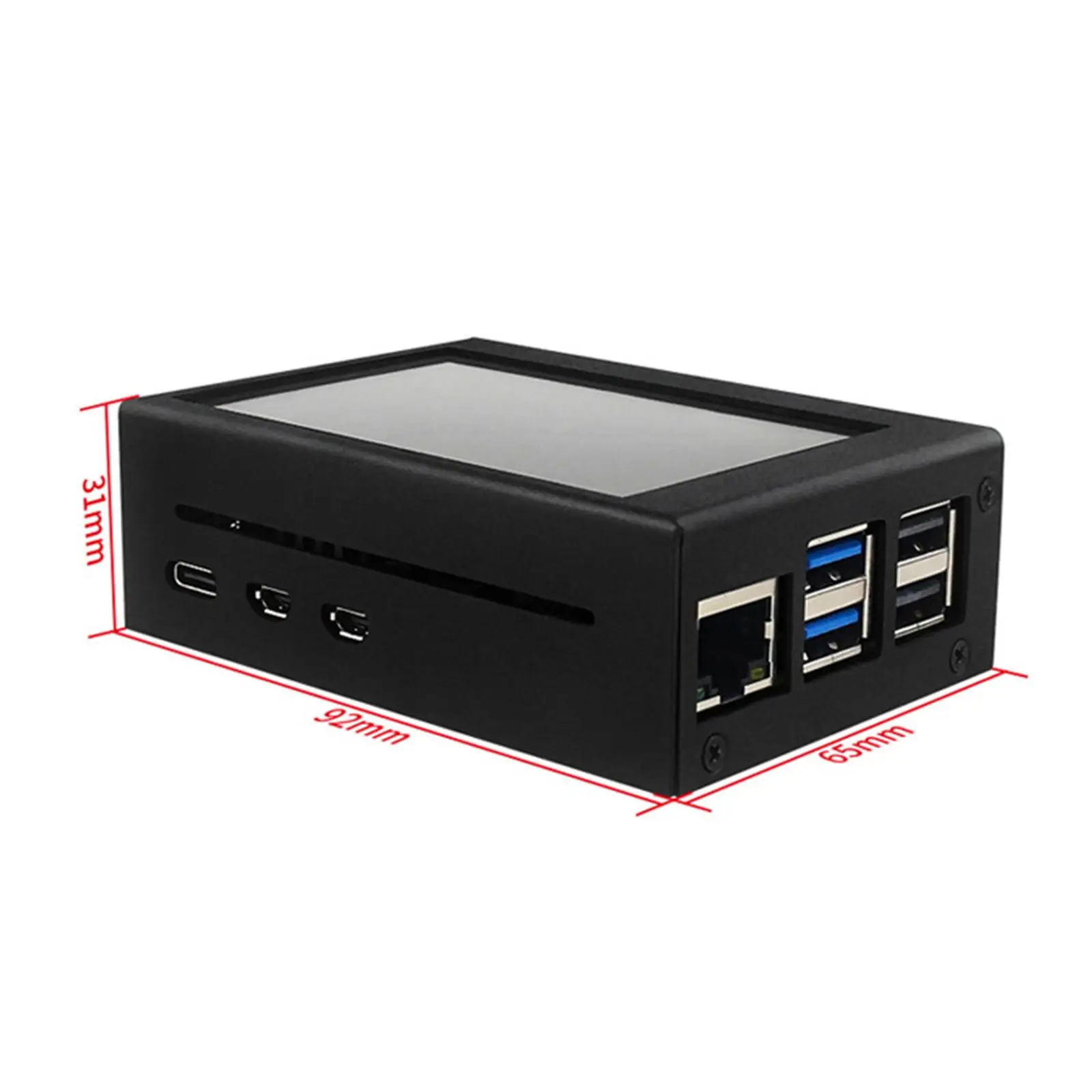 Protective Case Shell with Mounting Screws Direct Replacement High Performance Easy Install Sturdy Metal Case Hard Case for Pi5