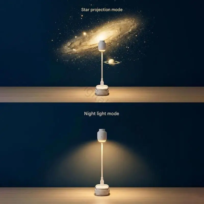 96BA 3/6/12Pcs USB Star Lamp with Slide Tray and Warm Light for Ceiling Use