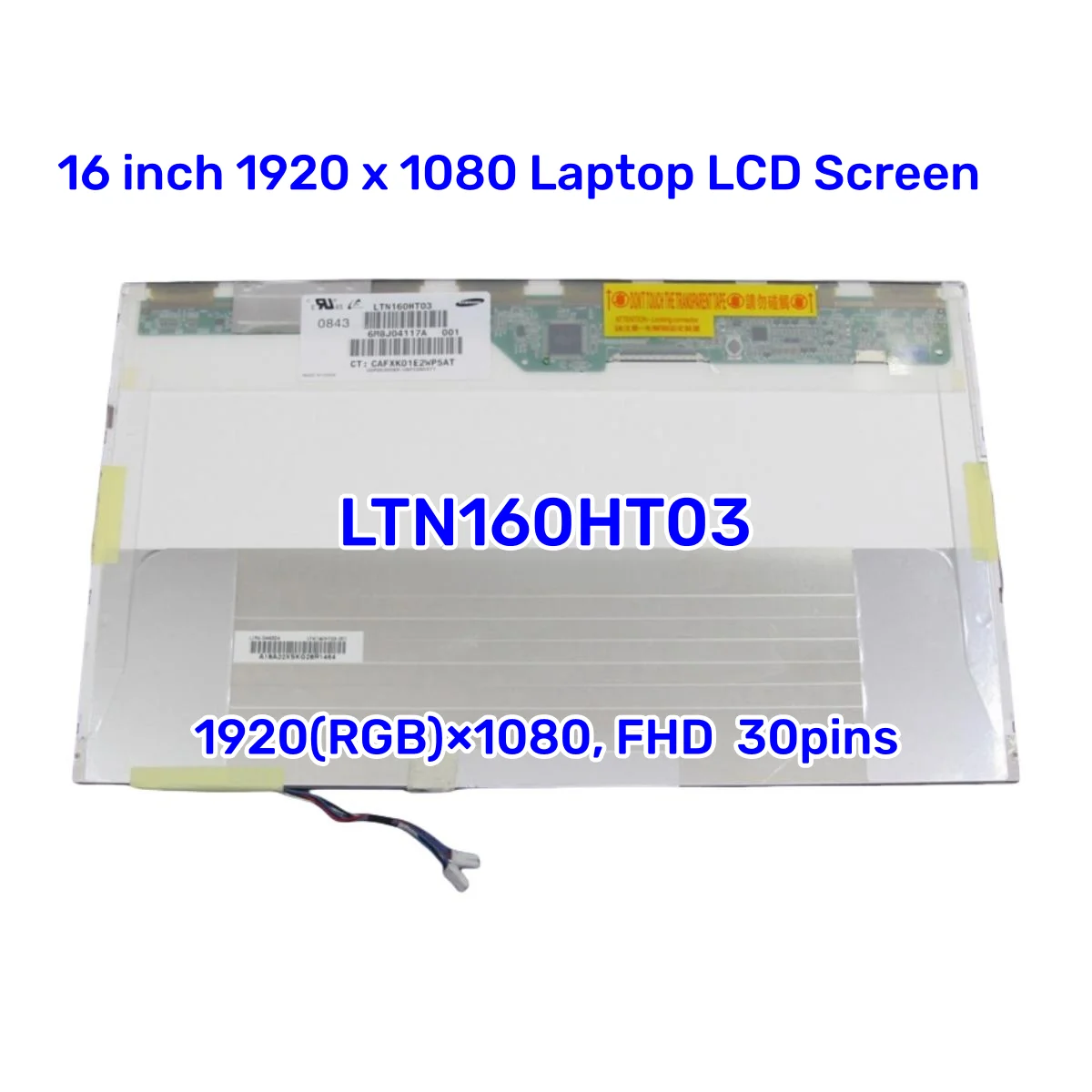 

16 inch 1920 x 1080 LED LTN160HT03 LTN160HT03-N01 LTN160HT03-001 For HP hdx16 X16 Laptop LCD Screen