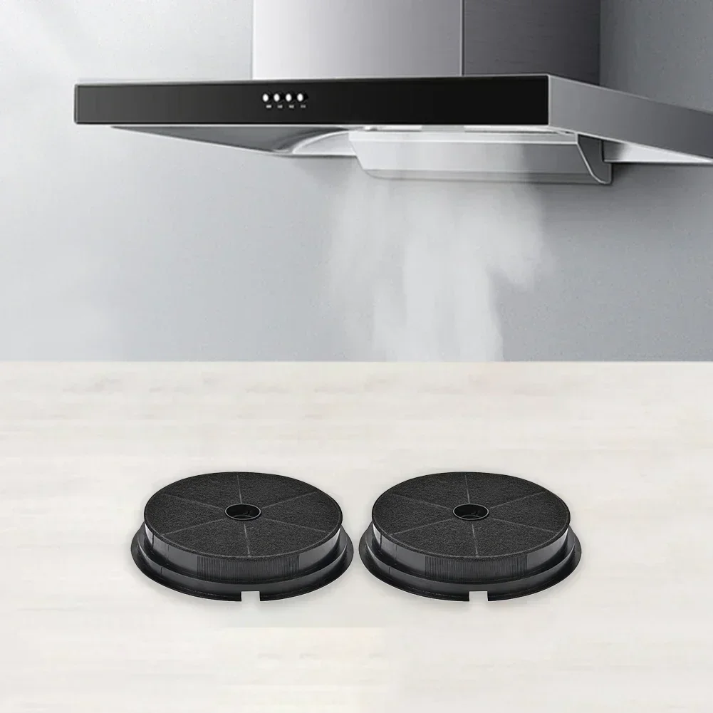 2PCS Activated Carbon Kitchen Range Hood Filters- Long-lasting  Home Improvement Hardware Parts For Home