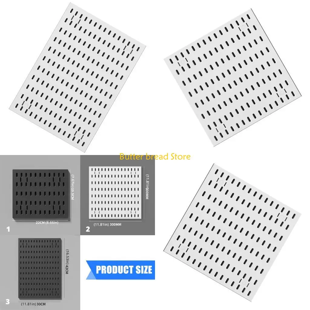 

W89C Multipurpose Pegboard Hooks And Shelves Organizers For Wall Desktop Storage