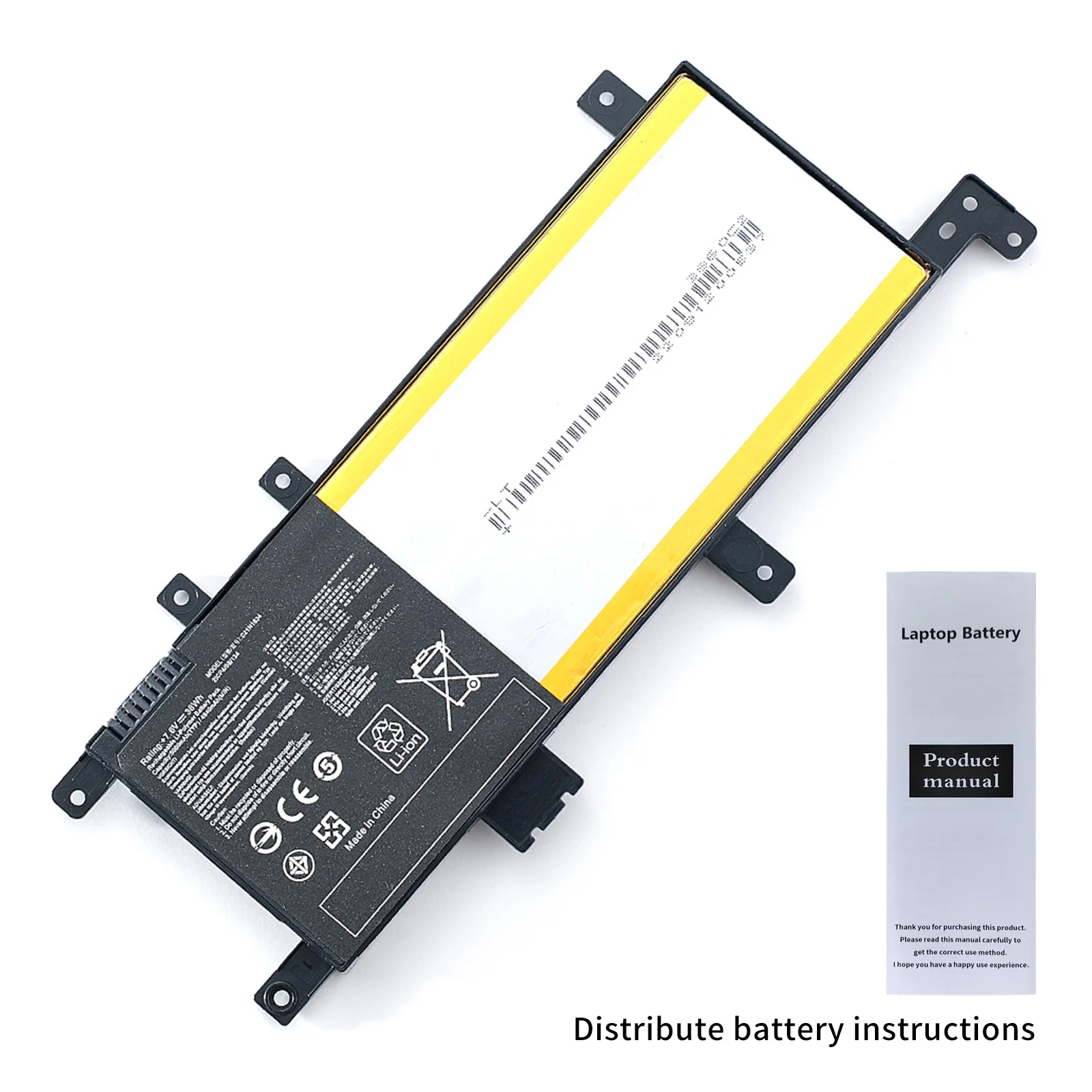 C21N1634 Laptop Battery for ASUS VivoBook R542U R542UR X542U FL5900L FL8000L A580U X580U X580B 2ICP4/59/134