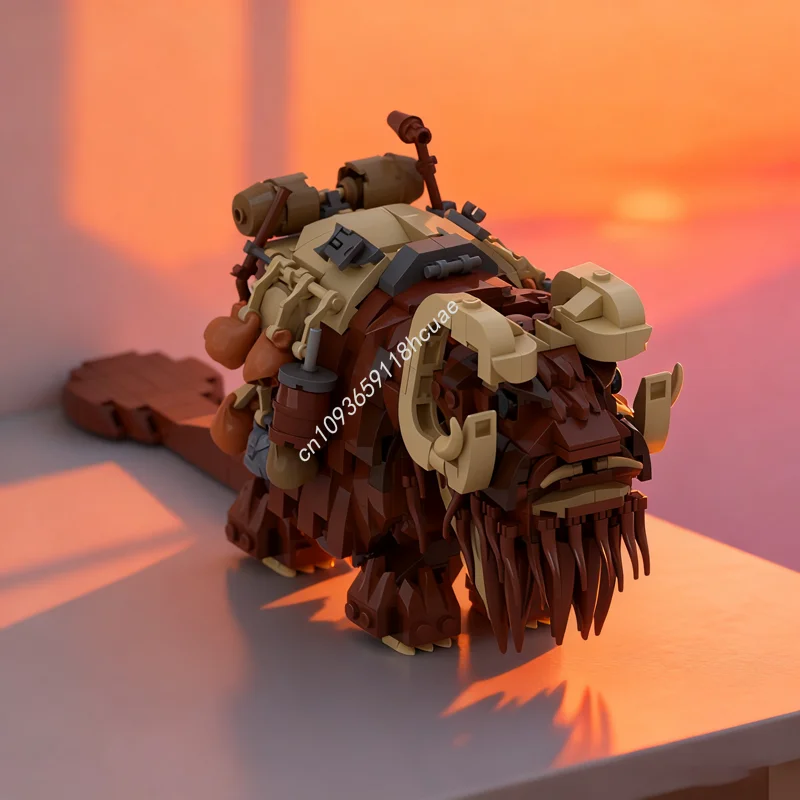 

738 шт. MOC Bantha Star Battle Модель Строительные блоки Строительство Рождественский подарок Сборка Творческая идея Развивающие игрушки Кирпич Дети