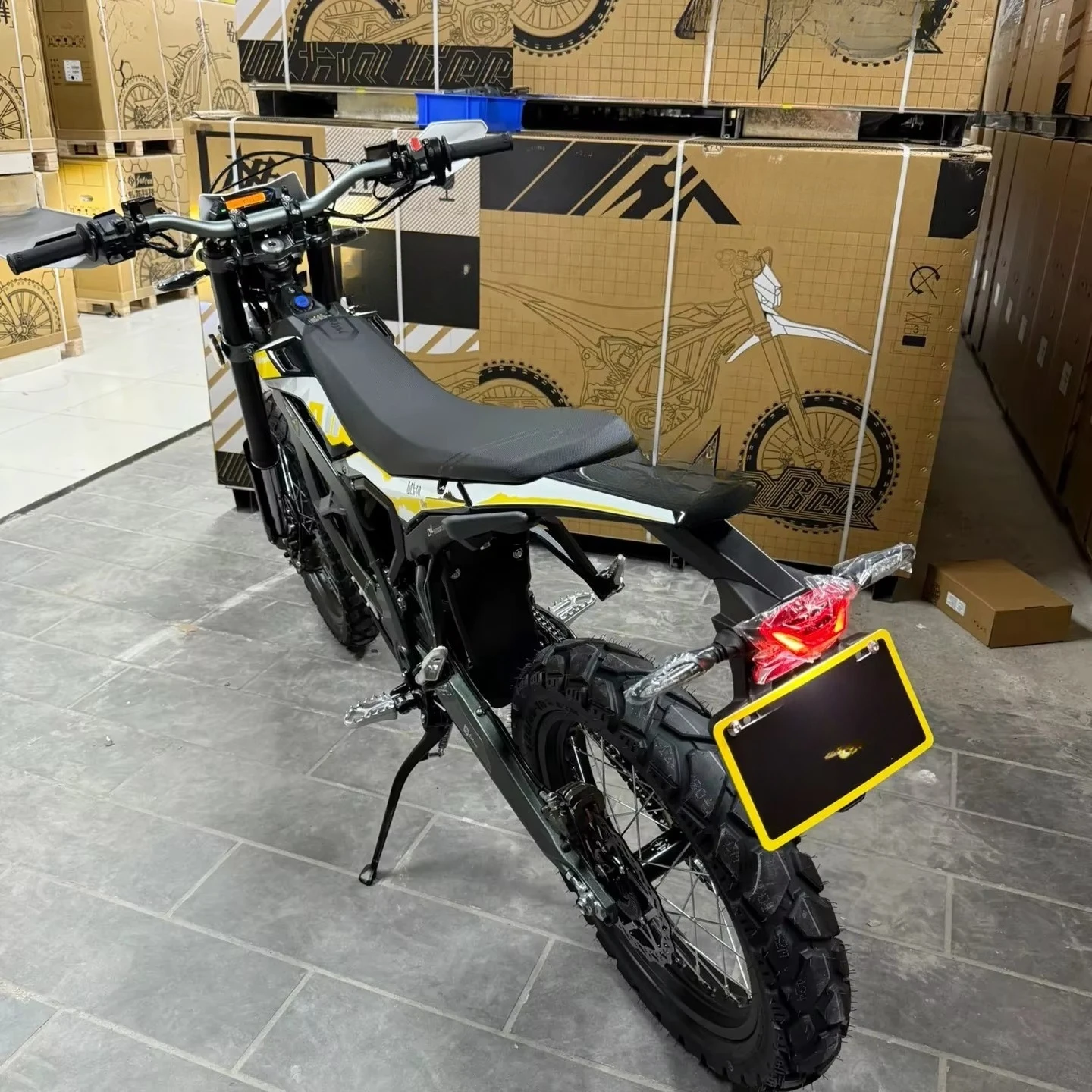 QQW  74V ultra Bee electric road bike ultra Bee  electric legal road adult 12500w electric bike  motocross