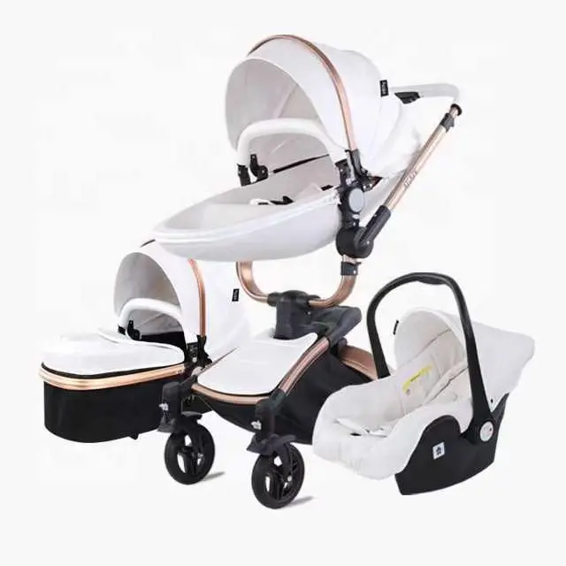 2023 hot sale baby stroller 3 in 1 / popular strollers luxury  carriage stock buggy pushchair   pram