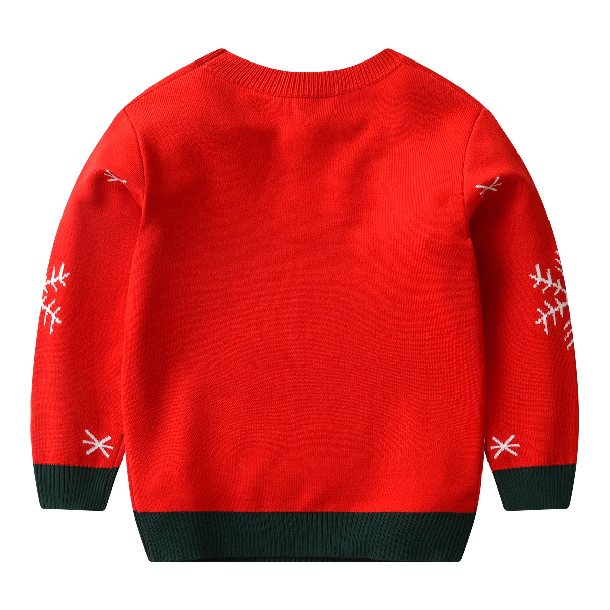 Christmas Kids Sweater New Casual Baby Warm Elk Printed Knitted Girls Sweater Boys Girls Cute Xmas Tree Pullovers Clothes