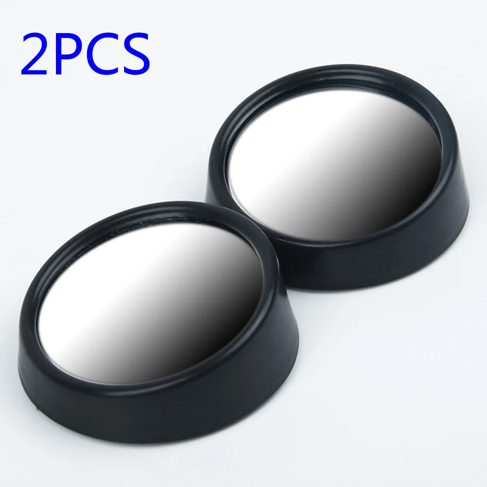 2pcs Car Blind Spot Mirror Auxiliary Rearview Mirror Wide Angle Mirror 360 Rotation Adjustable Convex Rear View Blind Spot Mirro