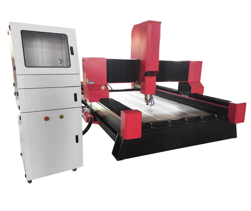 Durable and Economical Stone Carving Machine with Thickened Cast Iron Bed and Screw Drive Manufacturer Directly Supplied